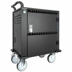 Charging Cabinet/Cart via USB-C x32 Devices, Trolley, Power Delivery 18W per port (576W total), Suitable for iPads/other t