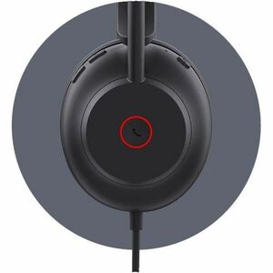 Yealink UH35 Kabel Kopfbügel, Auf den Ohren Mono Headset - Monaural - Ohraufliegend - 20 Hz bis 20 kHz Frequenzgang - 150 