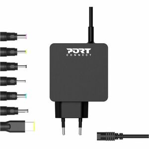 Port Connect 45 W AC Adapter - 1 Pack - Universal Adapter - For Notebook - Europe - 1.50 m Cable - 120 V AC, 230 V AC Inpu