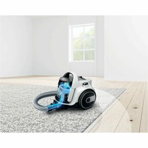 Bosch Serie 2 BGS05A222 Aspirapolvere senza sacco Bianco, 700 W, A cilindro, Secco, Senza sacchetto, 1,5 L, EPA, Micro