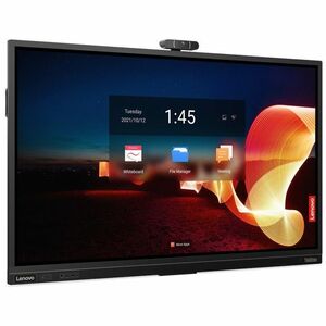 Lenovo ThinkVision T75 190.5 cm (75") 4K UHD LCD Collaboration Display - ARM Cortex A73 - 4 GB - Infrared (IrDA) - Touchsc