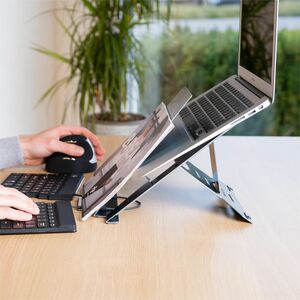 R-Go R-Go Riser Altura ajustável Sustentação do Notebook - 25,4 cm (10") para 55,9 cm (22") Suporte de ecrã - 5 kg Capacid