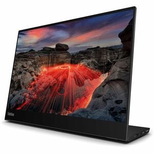 Lenovo ThinkVision M14t Gen2 14" Class LED Touchscreen Monitor - 16:10 - 6 ms - 14" Viewable - Capacitive - 10 Point(s) Mu