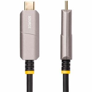 StarTech.com 15,24 m Glasfaser AV-Kabel - 1 - Cable for Audio-/Video-Gerät, Display, Wandakku, Notebook, USB Gerät - Erste