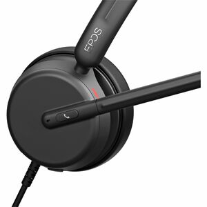 EPOS IMPACT 460 Wired On-ear Stereo Headset - Black - Microsoft Teams Certification - Binaural - 32 Ohm - 20 Hz to 20 kHz 