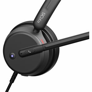EPOS IMPACT 460T Kabel Auf den Ohren Stereo Headset - Schwarz - Microsoft-Teams-Zertifizierung - Binaural - 20 Hz bis 20 k