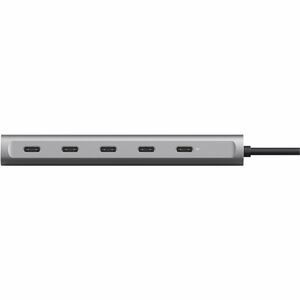 Trust Halyx USB Hub - USB 3.2 Gen 1 (3.1 Gen 1) Type-C - Silver - 5 Total USB Port(s) - PC, Mac, ChromeOS, iOS