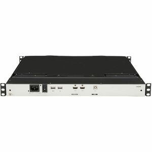 Tripp Lite series B021-SWHD-K LCD Rack Console KVM Switch - Metal, Plastic - Black - 1 Computer(s) - 47 cm (18.5") LCD - F