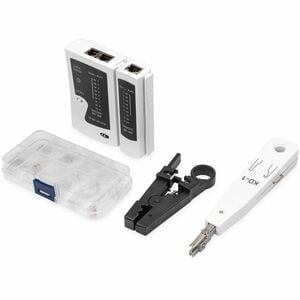 Digitus Installation & Testing Kit - 12 Piece(s) - Alkaline Battery - Metal