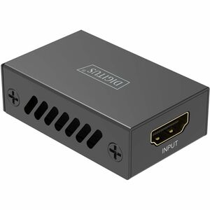 Digitus HDMI-Verlängerung - Schwarz - 1 x USB - 2 x HDMI - 13 m Operating Distance - Metall