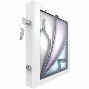 iPad Air M2/M3/M4 13" , Apex Enclosure Mast Stand - White - iPad Air M2/M3/M4 13" , Apex Enclosure Mast Stand
