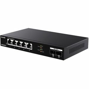 Tenda 5-Port 2.5G Ethernet Switch With 2*10G SFP + Slots - 5 Ports - Gigabit Ethernet, 2.5 Gigabit Ethernet, 10 Gigabit Et