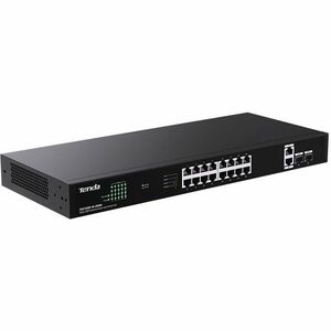Tenda 18GE+2SFP Ethernet Switch With 16-Port PoE - 18 Ports - Gigabit Ethernet - 10/100/1000Base-T, 100Base-X, 1000Base-X 