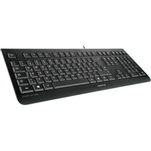 CHERRY KC 1000 Teclado - Cabo Conectividade - USB Interface - Checo, Eslovaco - QWERTZ Layout - Preto - 105 Key(s) - 4 Tec