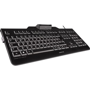 CHERRY KC 1000 SC Teclado - Cabo Conectividade - USB Interface - Inglês (Reino Unido) - QWERTY Layout - Preto - Mecânica I