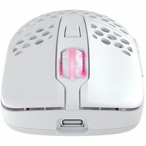 CHERRY XTRFY M42W-RGB-WHITE Rato para jogos - Frequência de rádio - USB, USB Tipo C - Ótico - Branco - Sem fios - 2.40 GHz