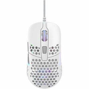 CHERRY XTRFY M42-RGB-WHITE Rato para jogos - USB tipo A, USB - Ótico - Branco - 1 - Cabo - 16000 dpi - Roda de deslocação 