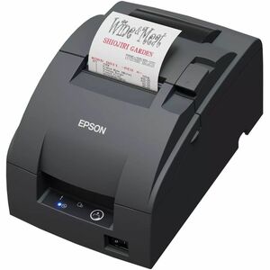 Stampante a trasferimento termico Epson TM-U220IIB (142A0) - Grigio scuro - Stampa etichette/ricevute - 470 lps Mono - Aut