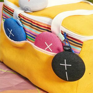 Ultimate Ears MINIROLL Portable Bluetooth Speaker System - Calming Pink - Battery Rechargeable