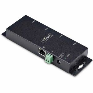 StarTech.com Device Server - TAA Compliant - Twisted Pair - 1 x Network (RJ-45) - 4 x Serial Port - 10/100Base-T - Fast Et