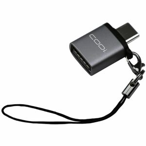 CODi USB-C to USB-A Adapter w/ 10Gbps Data Transfer Speed - 1 x USB Type A - Female - 1 x USB Type C - Male - Space Gray