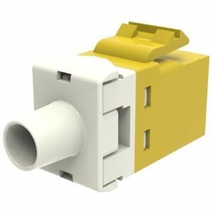 NETCONNECT Network Connector - 1 Pack - SL-Series Modular Jack, RJ45, Cat6 Unshielded, Yellow - Yellow