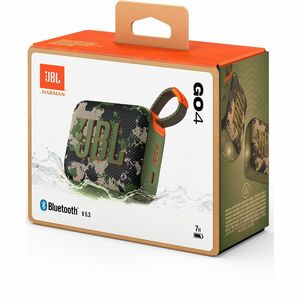 JBL Go 4 Portable Bluetooth Speaker System - 4.2 W RMS - Squad - 90 Hz to 20 kHz - Battery Rechargeable - 1 Pack