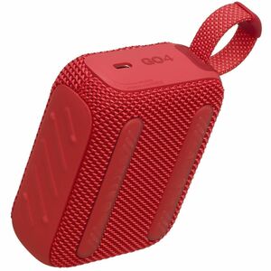 JBL Go 4 Portable Bluetooth Speaker System - 4.2 W RMS - Red - 90 Hz to 20 kHz - Battery Rechargeable - 1