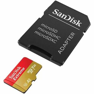 SanDisk Extreme 64 GB Class 10/UHS-I (U3) V30 microSDXC - 1 - 170 MB/s Read - 80 MB/s Write