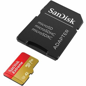 SanDisk Extreme SDSQXAV-512G-GN6MN 512 GB Class 10/UHS-I (U3) V30 microSDXC - 190 MB/s Read - 130 MB/s Write - Lifetime Wa