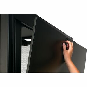 APC by Schneider Electric NetShelter SX 45U Rack Cabinet - 482.60 mm Rack Width - Black - TAA Compliant - 1020.58 kg Dynam