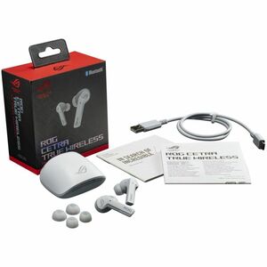 Auricular gaming Asus ROG Cetra True Wireless Auricular Estéreo - Luna blanca - Binaural - Intrauditivo - Bluetooth - 32Oh