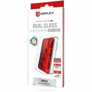 Displex Hülle für Apple iPhone 16 Pro Max Smartphone - Transparent - Schmutzabweisend, Fingerabdruckresistent, Schlagfest,