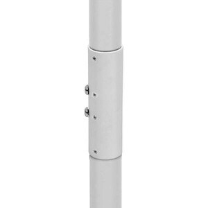 B-Tech BT5924 Mounting Extension for Pole Mount, CCTV Camera - White - Steel