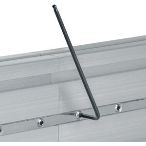 B-Tech System X Mounting Extension for Menu Board, Video Wall, Digital Signage Display, Mounting Rail, Wall Mount - Silver