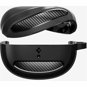 Spigen Rugged Armor Rugged Carrying Case Bose Earbud - Matte Black - Drop Resistant - Thermoplastic Polyurethane (TPU) Bod