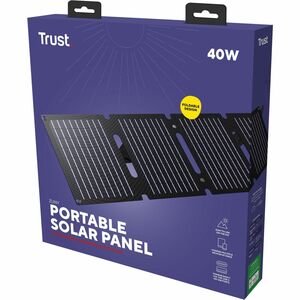 Trust Solarpanel - 26,10 cm (10,28 Zoll) Höhe x 100 cm (39,37 Zoll) Breite x 1,50 cm (0,59 Zoll) Tiefe - Schwarz