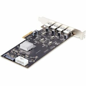 StarTech.com 4-Port USB PCIe Card, USB 3.2 5Gbps, PCI Express Expansion Card with 4x Independent USB Controllers, 4x USB-A