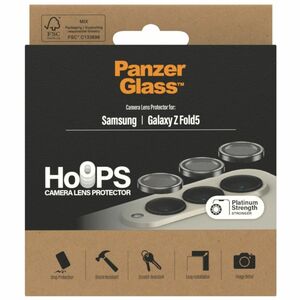PanzerGlass Hoops Camera Lens Protector - Black - Glass, Aluminium