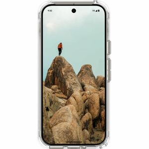 Urban Armor Gear Plyo Rugged Case for Google Pixel 9, Pixel 9 Pro Smartphone - Ice - Crystal Clear - Impact Resistant, Sho