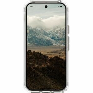 Urban Armor Gear Plyo Pro Rugged Case for Google Pixel 9 Pro Smartphone - Ice/Silver - Crystal Clear - Drop Proof, Impact 