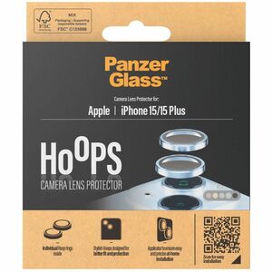 PanzerGlass Hoops Kamera-Objektivschutz - Blau - Aluminium, Glas