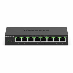 Netgear Business MS300 MS308E 8 Ports Ethernet Switch - 2.5 Gigabit Ethernet, Gigabit Ethernet - 2.5GBase-T, 1000Base-T - 