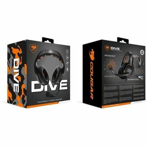 Auriculares de gaming COUGAR Dive CGR-P50B-270 Cableado Sobre la cabeza, Sobre la oreja Estéreo - Camo - Binaural - Circum