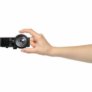 Optoma ML1050STi 3D Ready Short Throw DLP Projector - 16:10 - White, Grey - Front - 20000 Hour Normal Mode - 20,000:1 - 10