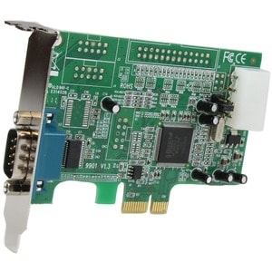 StarTech.com PEX1S553LP Serial Adapter - Low-profile Plug-in Card - 1 - TAA Compliant - PCI Express x1 - PC, Mac, Linux - 