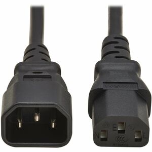 PDU POWER CORD C13 TO C14 - 10A 250V H05VV-F 2M BLACK