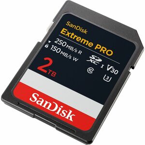 SanDisk Extreme PRO 2 TB UHS-I SDXC - 250 MB/s Read - 150 MB/s Write