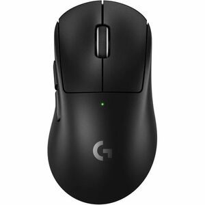 Logitech G PRO X SUPERLIGHT 2 DEX Gaming Mouse - Radio Frequency - USB 2.0 Type C - HERO 2 - 5 Button(s) - Black - Cable/W