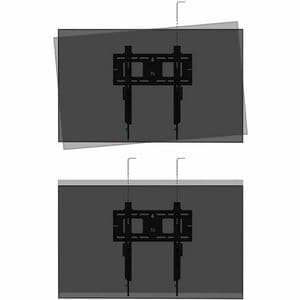 Neomounts Wall Mount for TV - Black - Height Adjustable - 1 Display(s) Supported - 81.3 cm to 190.5 cm (75") Screen Suppor